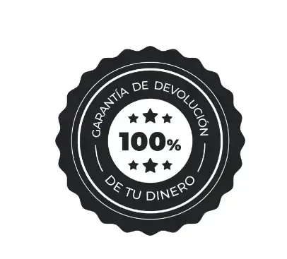 Garantía de devolución del curso en 15 días.