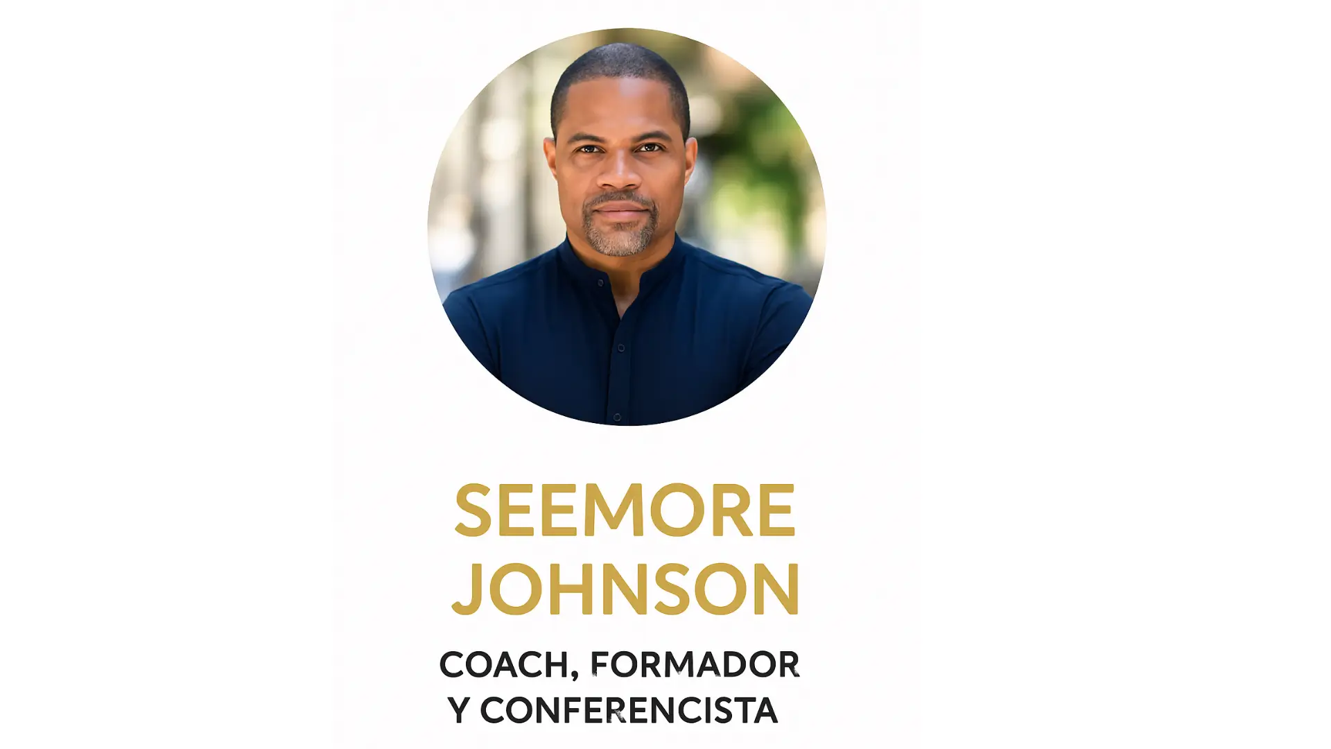 Retrato de Seemore Johnson, coach y formador de Nomadic Closer Academy