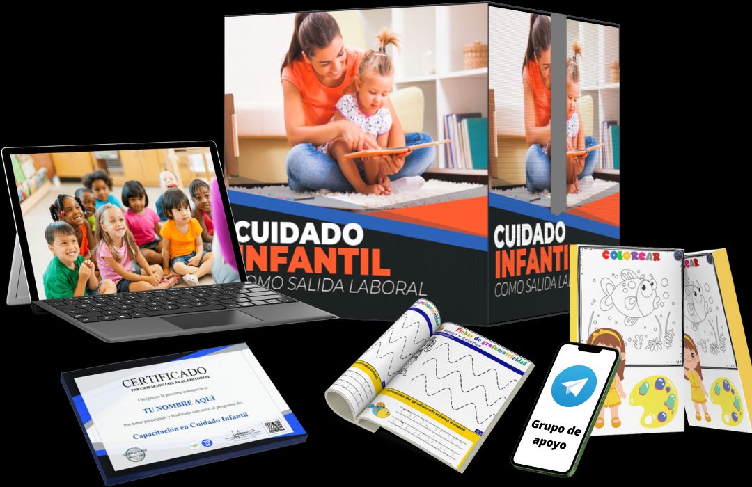oferta del curso cuidado infantil con garantía 7 días