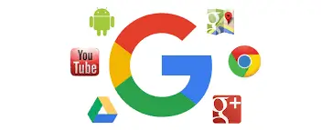 Logotipo de Google representando el motor de búsqueda y su ecosistema de servicios online